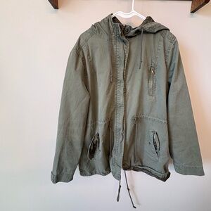 Green Hooded Jacket